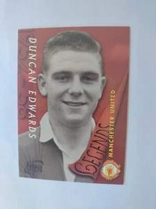 Duncan EDWARDS -  1997 Futera  Card 52 - Manchester United LEGENDS -  NM/M - Picture 1 of 2