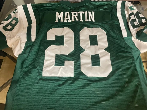 CURTIS MARTIN NEW YORK JETS GREEN STARTER PRO LINE AUTHENTIC SEWN JERSEY 52 2XL Cover