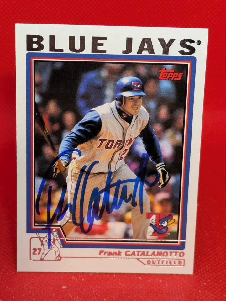 AUTOGRAPH on card: Frank Catalanotto 2004 Topps #264 - Image 1 of 1