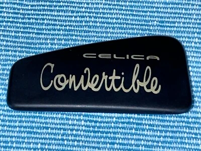 90 91 92 93 Toyota Celica GT Convertible Interior Puerta Emblema Insignia Foto 1 de 3
