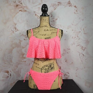Ruffle Flounce Matching Bikini Set - Picture 1 of 45