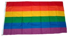 Flagge / Fahne Regenbogen Hissflagge 90 X 150 Cm