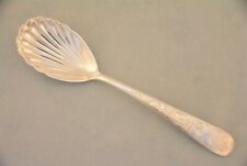 S. Kirk & Son Old Maryland Engraved Sterling 6-1/4" Sugar Shell Spoon No Mono