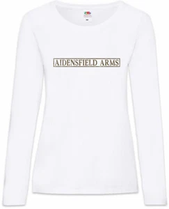 Aidensfield Arms Women Long Sleeve T-Shirt Heartbeat Pub Symbol Logo Goathland - Picture 1 of 1