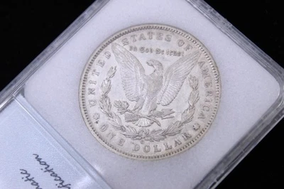 1896-O Morgan Silver Dollar NNC graded AU 50 - Image 1 of 4