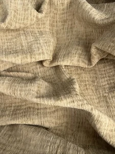 Upholstery Chenille Gold Drapery home fabric the yard 56" Wide - Picture 1 of 4