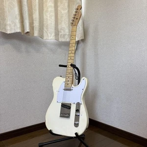 Guitarra Eléctrica Estilo Telecaster Blanca Usada Envío Desde Japón - Imagen 1 de 5