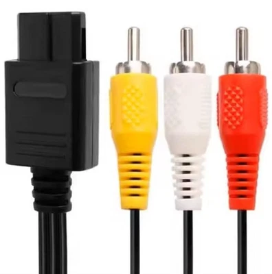 OEM Nintendo 64 AV Cable SNES Super Famicom GameCube Genuine Official From JP - Image 1 of 4