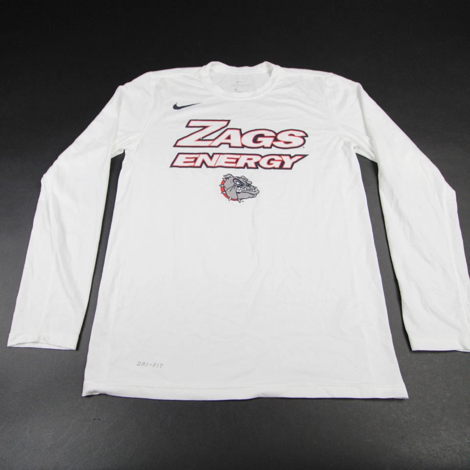 Gonzaga Bulldogs Nike Nike Tee Long Sleeve Shirt Men's White Used - Image 1 of 4
