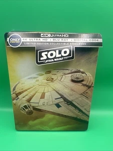 4K Blu Ray Combo Star Wars Solo Steelbook OOP - Bild 1 von 6