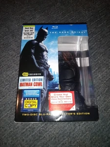 Batman Dark Knight Collector's Best Buy Blu-Ray Limited Edition Cowl Brand New - Picture 1 of 2