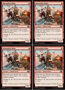 MTG - 4x MARAUDING MAKO - Aetherdrift (U) - Picture 1 of 1