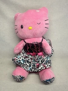 Hello Kitty Build A Bear Pink Winking 18" Sanrio Leopard 2012 HK Underwear - Picture 1 of 9