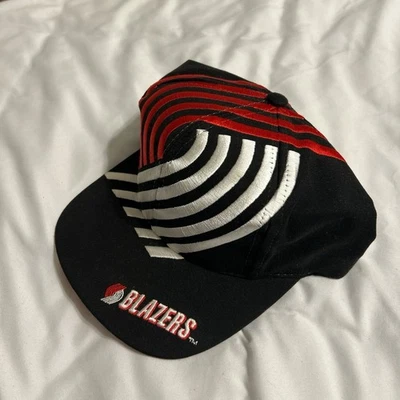 Chapéu SnapBack Vintage Raro Portland Trail Blazers The Game Grande Logotipo Anos 90 - Imagem 1 de 4