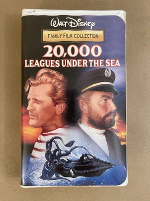 20,000 Leagues Under The Sea - VHS - Walt Disney - Clamshell Case - H9 - Image 1 of 4