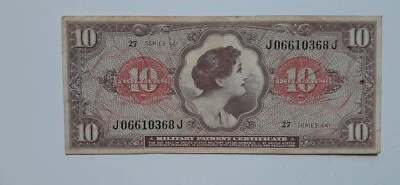 $10 MPC Series 641...1965-1968 - Image 1 of 2
