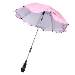  Stroller Umbrella Stretchable Pram Baby Cover Parasol Shade Canopy Awning