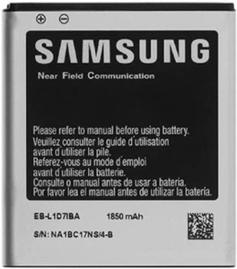 ORIGINAL SAMSUNG BATTERY EB-L1D7IBA GALAXY S2 S II i9210 T989 RUGBY PRO i547 LTE - Picture 1 of 1