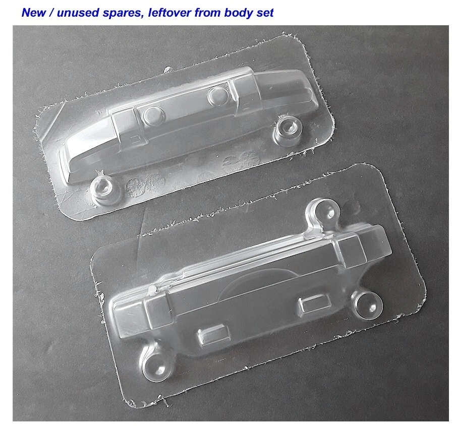 Pro-Line 3336-00 SCX10 Jeep Wrangler Unlimited Rubicon 12.3 F/R Bumpers from set - Image 1 of 1