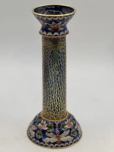 "Candelabro libélula Plique-A-Jour y Cloisonné 7 5/8""" - Imagen 1 de 17