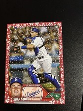 2023 Topps Holiday #H83 Will Smith - Los Angeles Dodgers  /99 Red Border