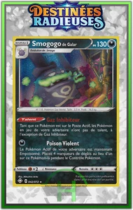 Smogogo de Galar Holo-EB4.5:Destinées Radieuses- 042/072 -Carte Pokemon Neuve FR - Picture 1 of 1