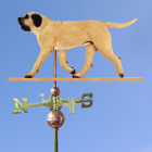 Mastiff Hand Carved Hand Painted Basswood Dog Weathervane Fawn