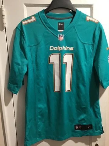 NIKE ON FIELD Miami Dolphins Jersey Mike Wallace NFL Mens Size M NWOT Cover