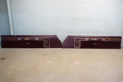 Par de paneles de puerta superior de dos puertas Oldsmobile Cutlass Supreme LH RH OEM granate *G1 Foto 1 de 4