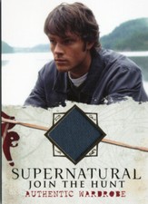 Supernatural Seasons 1-3 2014 Costume Wardrobe Relic Card M02 Sam Winchester
