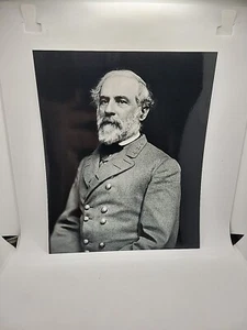 Robert E Lee 8X10 Glossy Photo - Black And White - History - Picture - Picture 1 of 4