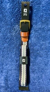 FOOTJOY MEN'S WOVEN GOLF BELT - PURPLE, WHITE, GRAY (T-266) NEW! MAKE OFFER!! - Picture 1 of 6