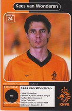 AUTOGRAMMKARTE / AUTOGRAPHCARD KNVB 2000 Photocard 24 Kees van Wonderen
