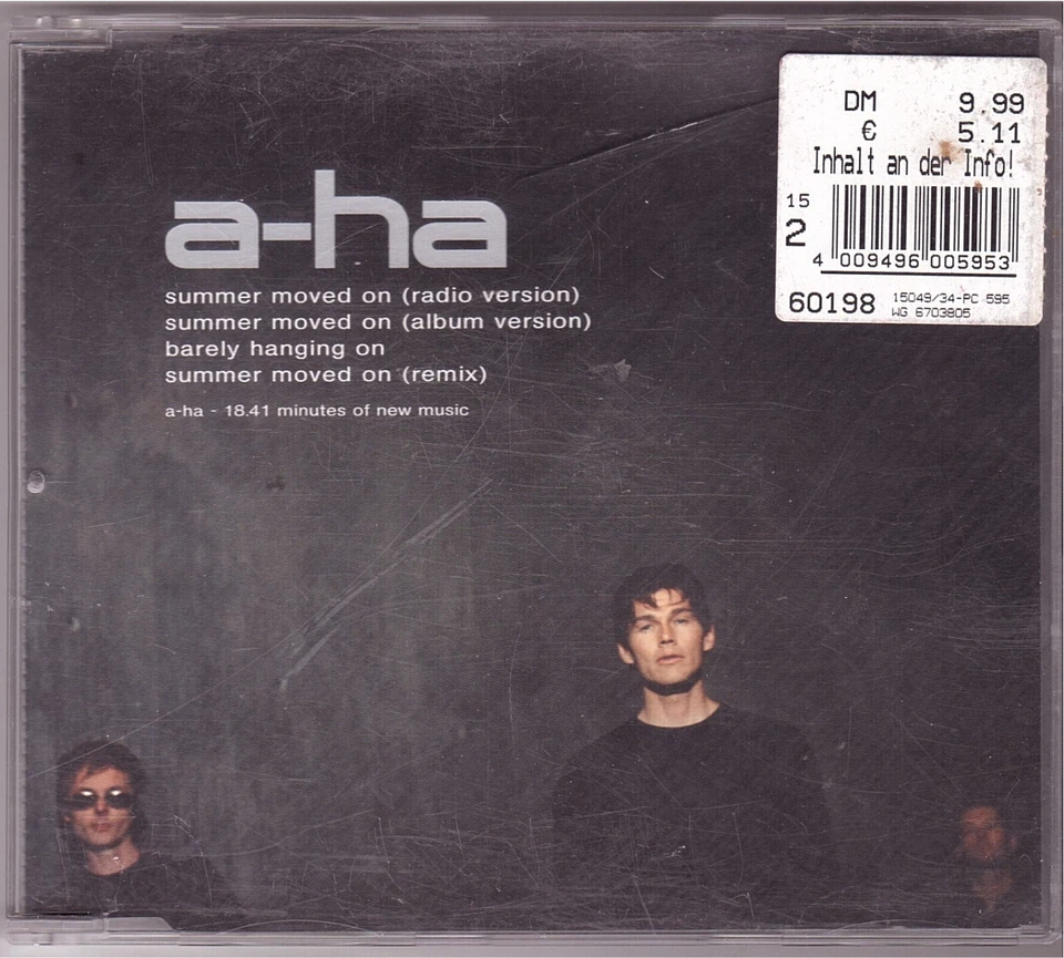 a-ha - Summer Moved On (Maxi-CD 2000) - Bild 1 von 2