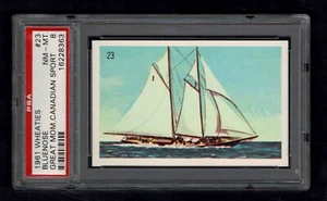 1961-2 Wheaties Great Moments #23, Bluenose, "Queen of the Fleet", PSA 8 - Imagen 1 de 3