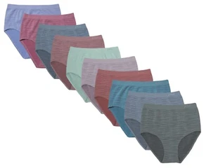 J-Line 10er Damen Taillen Slip seamless Taillenslips Maxislip Unterhosen Slips - Bild 1 von 10