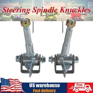Front Steering Spindle Knuckle For Go Kart Wheel Hub Trike Bike ATV Quad Buggy - Picture 1 of 6