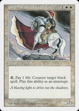 Order of the Sacred Torch 5th Edition NM White Rare MAGIC MTG CARD ABUGames