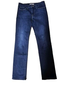 Levis Womens Strauss Denim Jeans Blue Straight S13 W 29 L 32 - Picture 1 of 6