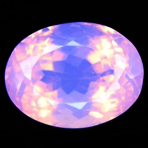 62 Ct Certified Natural Opal Pink Fire Loose Gemstones Oval Shape - Picture 1 of 5