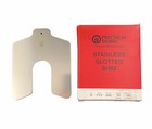 🌟(Pack of 20) Precision Brand 42530, 5"x5" Stainless Slotted Shim, 0.010" Gauge