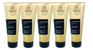 5 BATH & BODY WORKS AROMA CEDARWOOD SAUNA ULTIMATE HYDRATION BODY CREAM 8 OZ NEW - Picture 1 of 3