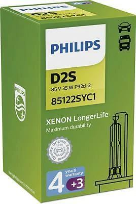 Philips D2S 85V 35W PH-85122SYC1 xenon P32d-2 - Image 1 of 3