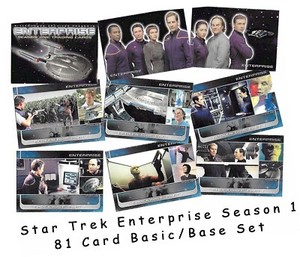Star Trek Enterprise Season 1 (One) - 81 Card Basic/Base Set #1-81 (2002)