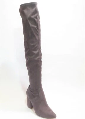 Steve Madden Rational Botas Tacón Alto Sobre la Rodilla Tostado/Borgoña/Negro/Gris Foto 1 de 4