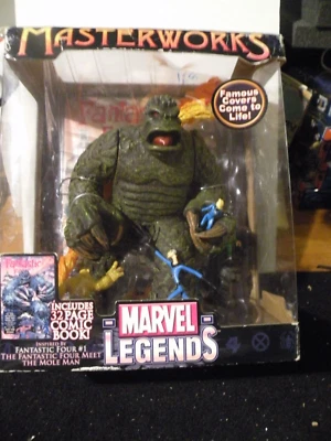 TOY BIZ FANTASTIC FOUR # 1 MASTERWORKS 2006 FANTASTIC MEETS THE MOLEMAN NEW - Изображение 1 из 4