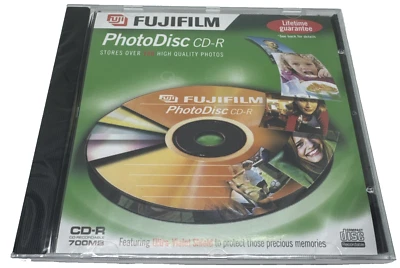 FUJIFILM PHOTO DISC CD-R 700MB + ULTRAVIOLET PROTECTION New and Sealed - Image 1 of 2