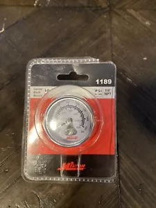Nuevo - Mini manómetro roscado Milton 1189 1/8" NPT - 0-160 PSI - Caja abierta - Imagen 1 de 6
