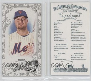2015 Topps Allen & Ginter's Mini Black Border Lucas Duda #6
