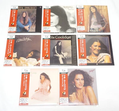 Rita Coolidge - Mini LP SHM-CD 8 Titles Set 70s Replica Paper Sleeve Obi Japan - Image 1 of 4